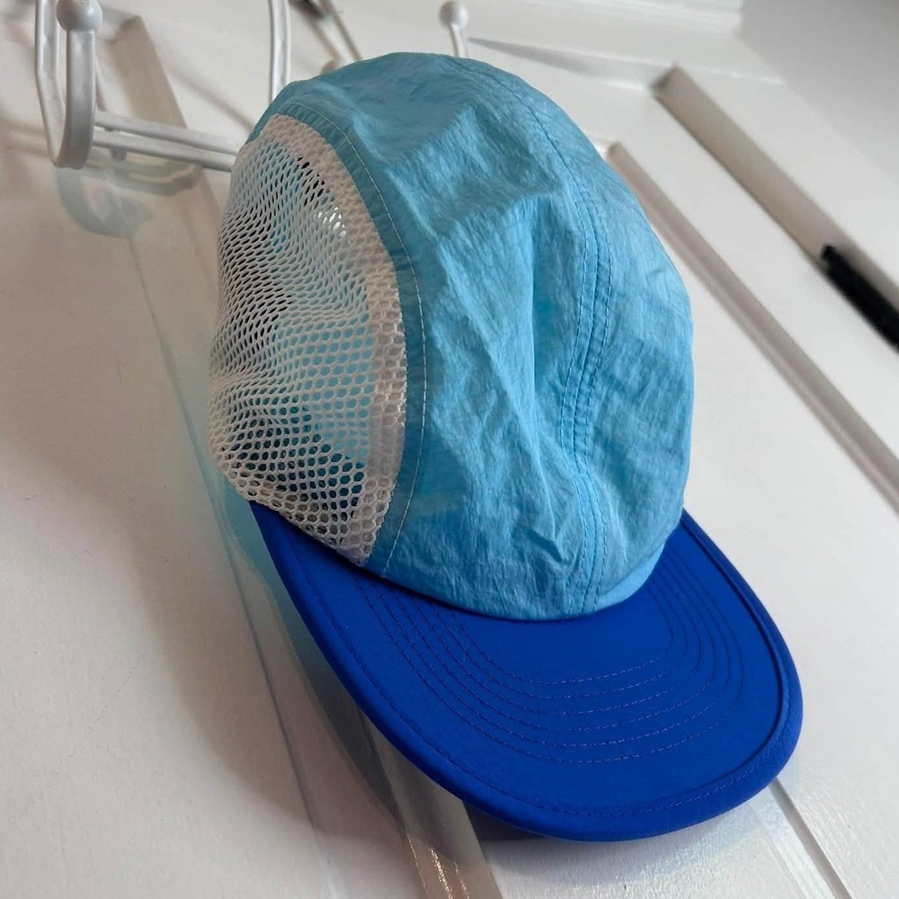 Original Use 5 Panel Hat Mens OSFA Blue Mesh Lightweight Running Camper Cap